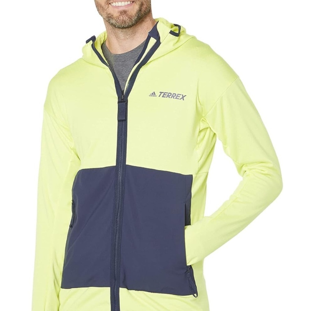 Adidas Terrex Tech Fleece Light Hooded Hiking Jacket